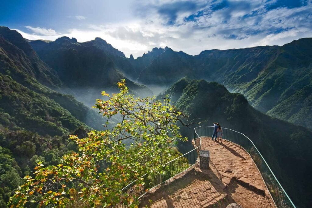 Viewpoint Balcoes Ribeira da Metade valley